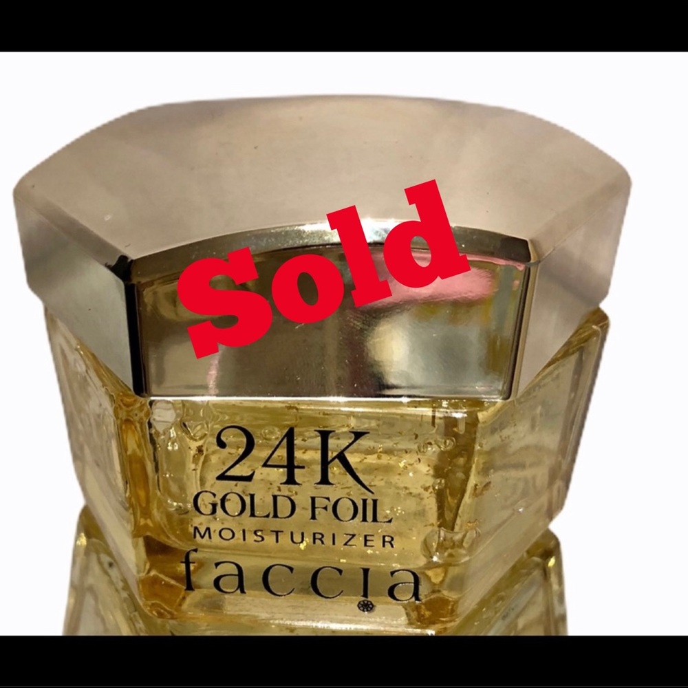 Faccia 24k Gold Foil Moisturizer 50g NEW In Box